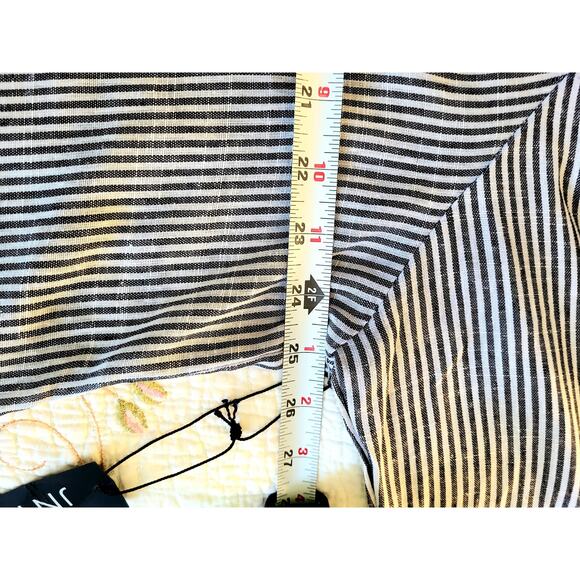 NWT Jones New York Lightweight Jacket Striped Hood Linen New With Tag Size 1X - Picture 11 of 13